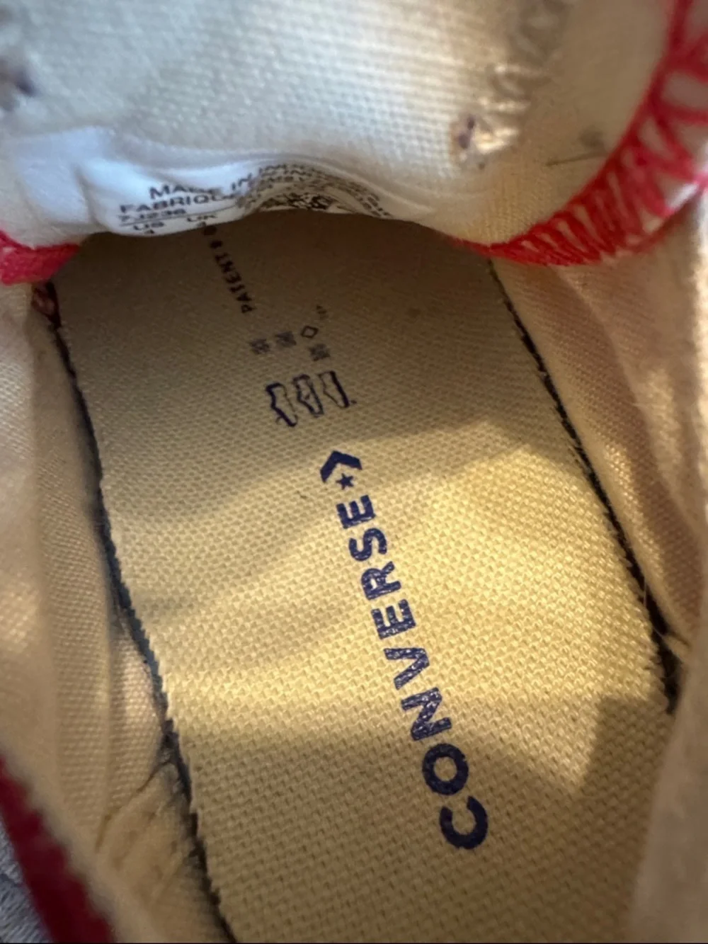 Converse pre owned